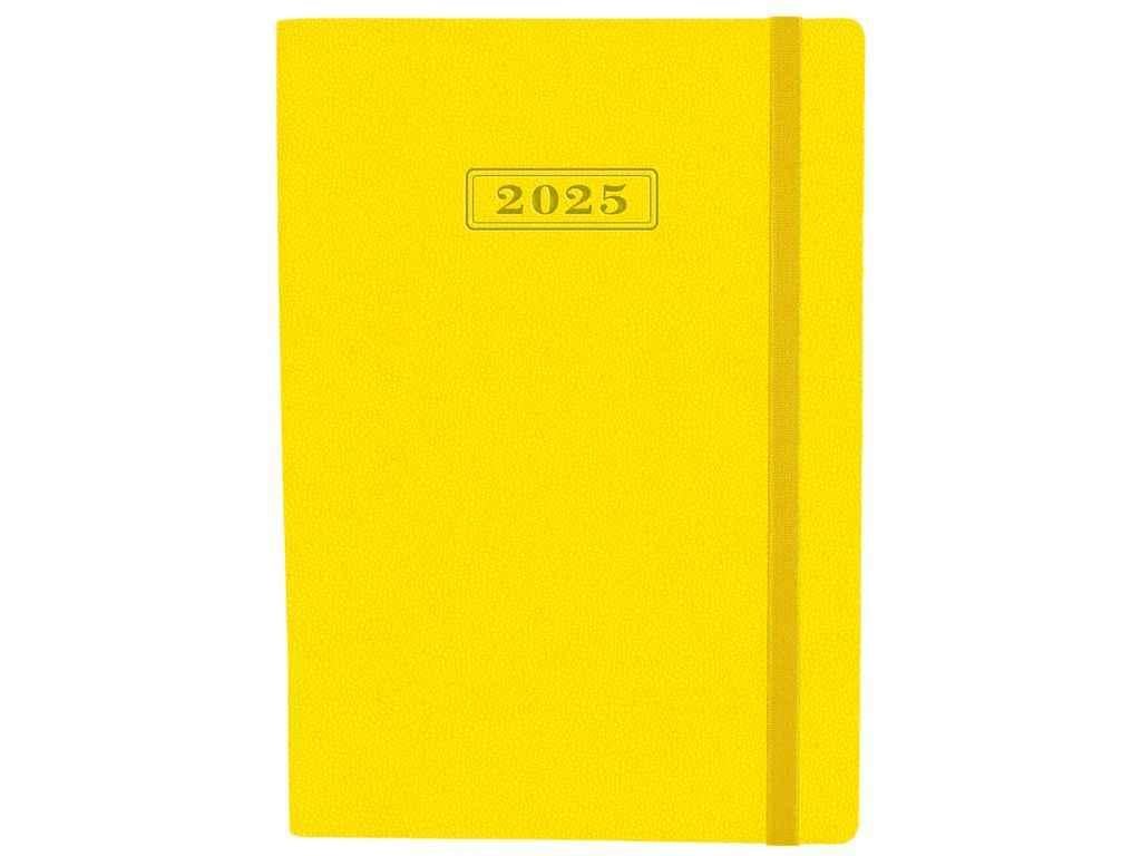 Блокнот Optima А5 NAMIB с резинкой 352 л. Желтый (1096140)