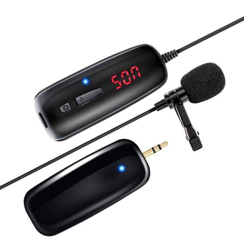 Микрофон для смартфона беспроводной петличный Savetek P7-UHF до 50 м (100672)