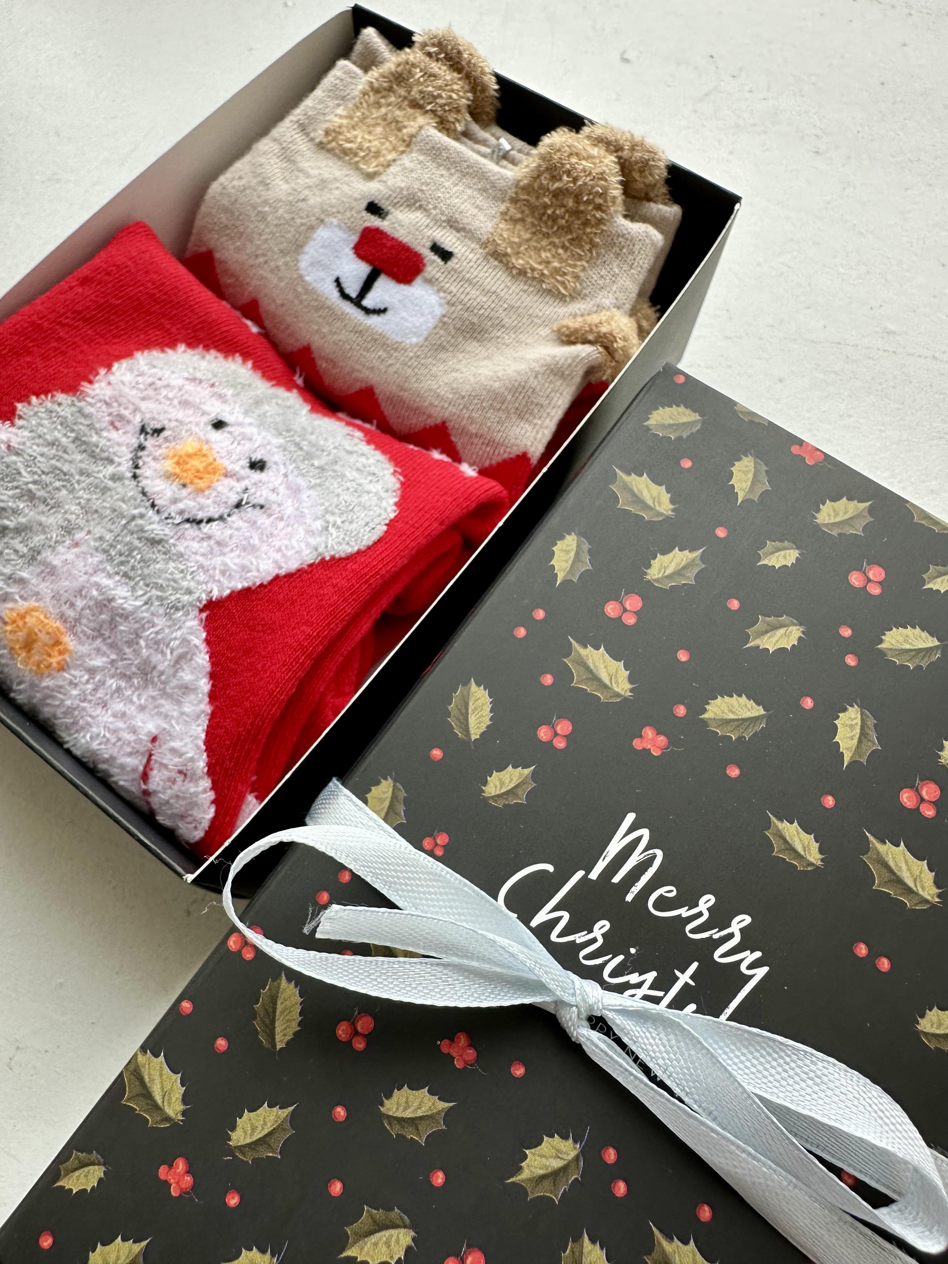 Набір подарунковий з новорічними шкарпетками (13532673) - фото 4 Набір подарунковий з новорічними шкарпетками (13532673) - фото 4