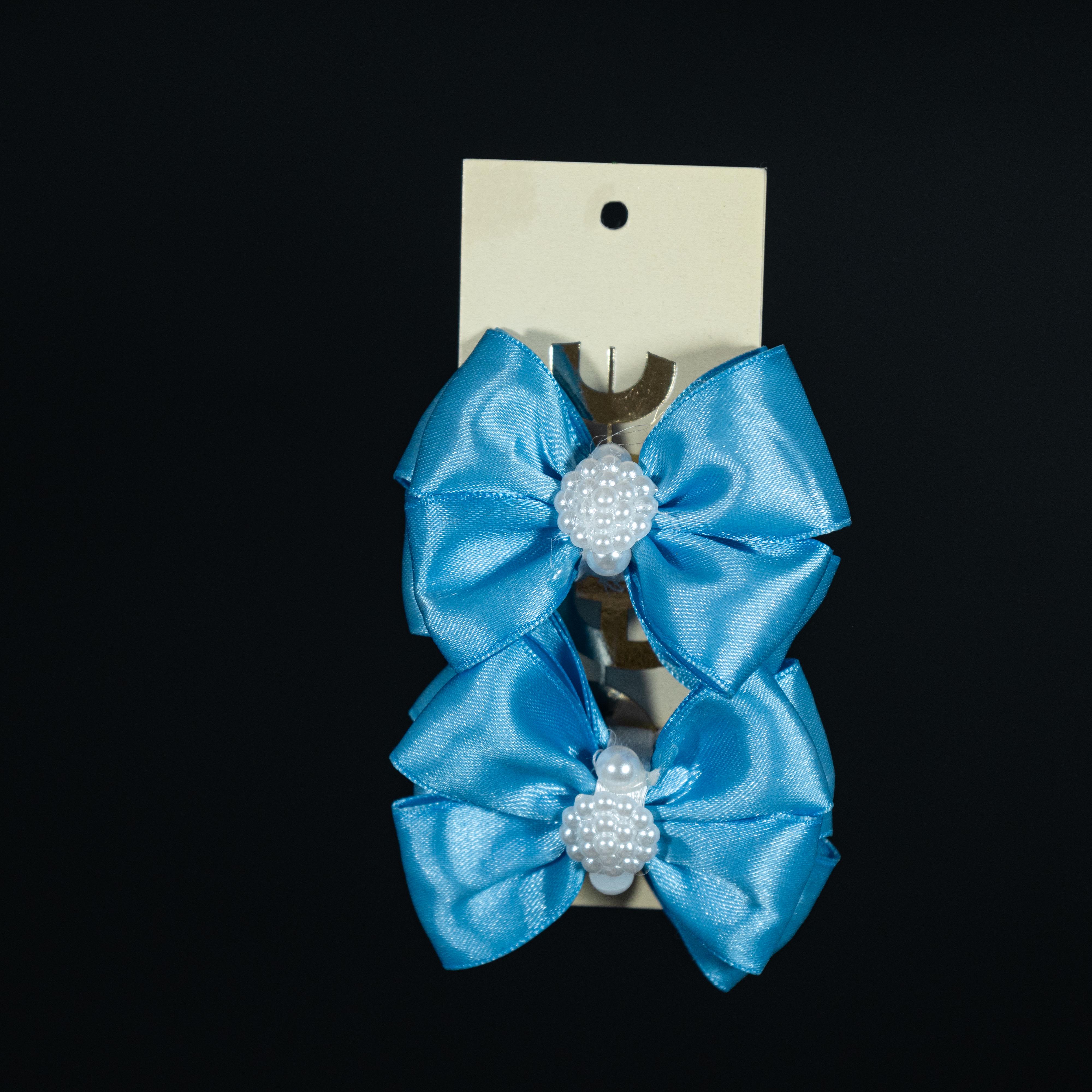 Детская резинка для волос ДАЙС 6 см 2 шт. Голубой (РГ6-2) - фото 3