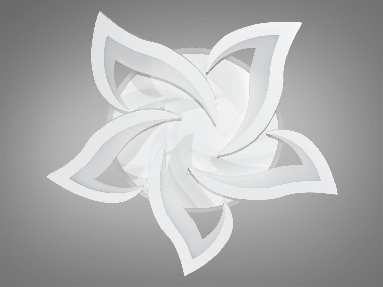 Люстра потолочная Led с диммером и подсветкой 75W (8146/5Wh 3col dim) - фото 4 Люстра потолочная Led с диммером и подсветкой 75W (8146/5Wh 3col dim) - фото 4