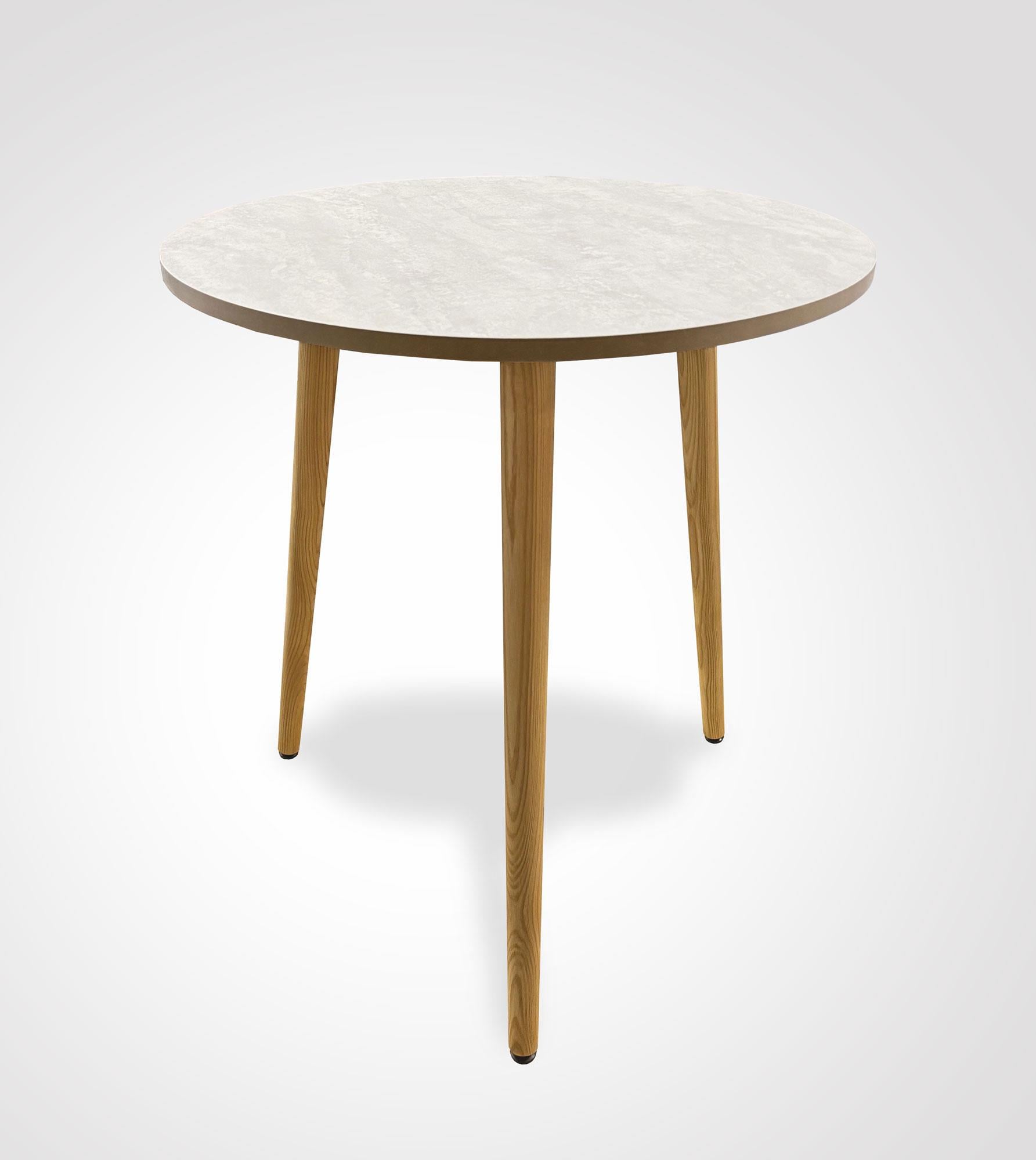 Обеденный стол Fusion furniture Раунд 675 Натуральный/Шелковый камень Обеденный стол Fusion furniture Раунд 675 Натуральный/Шелковый камень