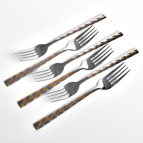 Набор вилок Stenson Geometry R92133 6 шт. Gold (13827128)