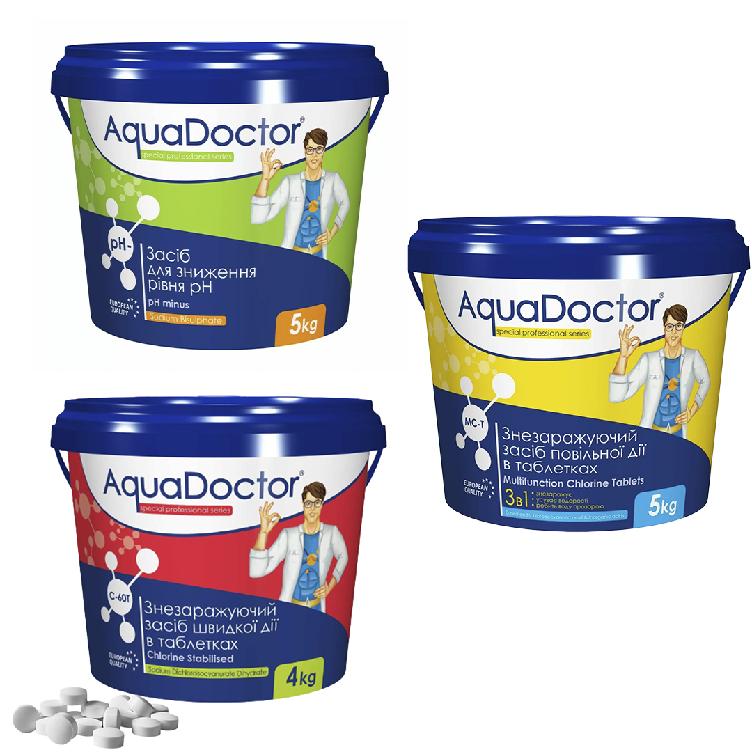 Комплект средств по уходу за бассейном Aquadoctor (2631)
