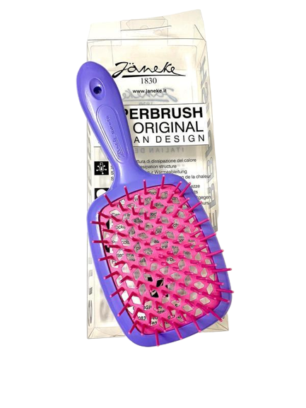 Расческа для волос Janeke Superbrush Фиолетовый/Розовый (10946793) Расческа для волос Janeke Superbrush Фиолетовый/Розовый (10946793)