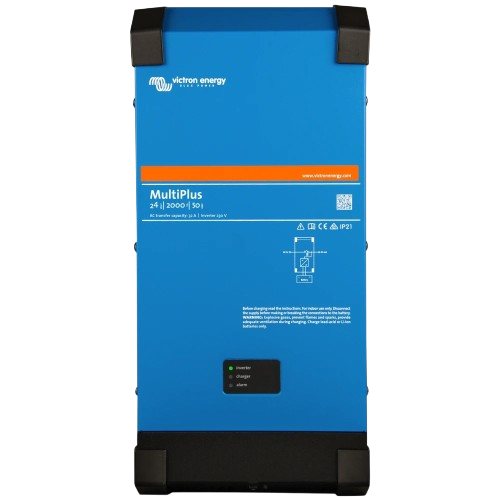 Инвертор гибридный с чистой синусоидой Victron Energy MultiPlus 24/2000/50-32 1 фаза 1,6 кВт 24 В 50A VE. Bus Blue (27918480)
