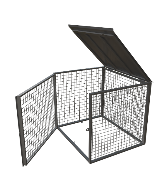 Сетчатый бокс БГС-00 с крышкой для защиты генератора 1000х800х800 мм (2035989368/К0499)