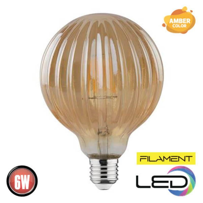 Лампа декоративная Horoz Filament Rustic Meridian-6 6 Вт E27 2200 К Бронза - фото 2 Лампа декоративная Horoz Filament Rustic Meridian-6 6 Вт E27 2200 К Бронза - фото 2