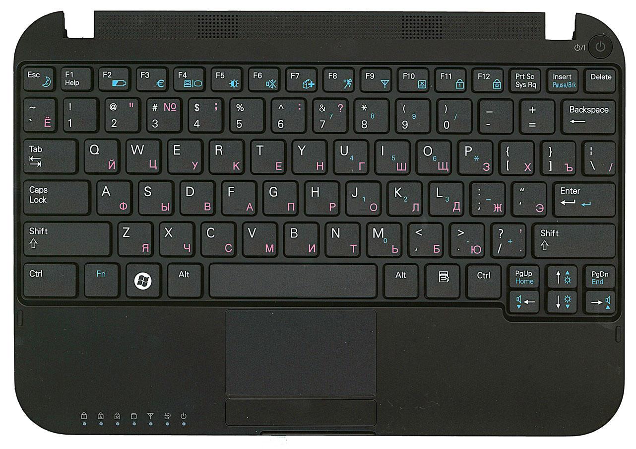 Клавиатура для ноутбука Samsung N310 Black TopCase Black