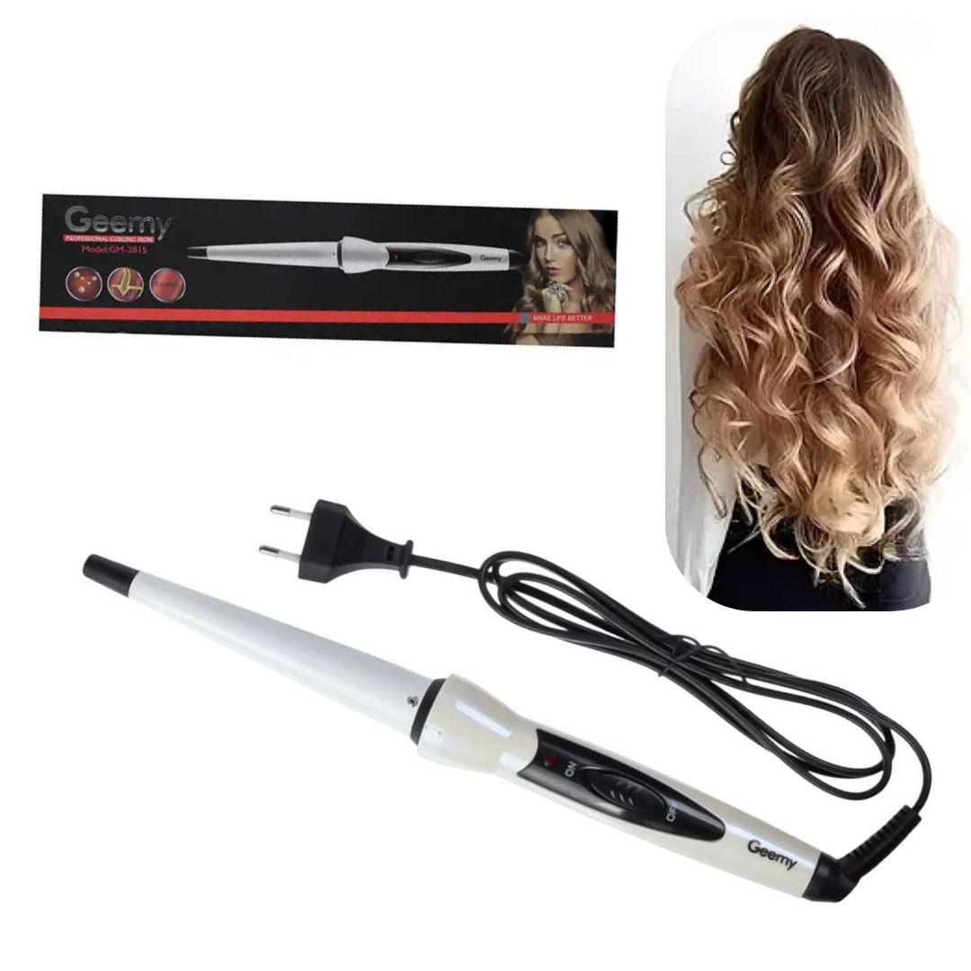 Плойка для волосся конусна керамічна Geemy GM-2815 Білий (312) - фото 4