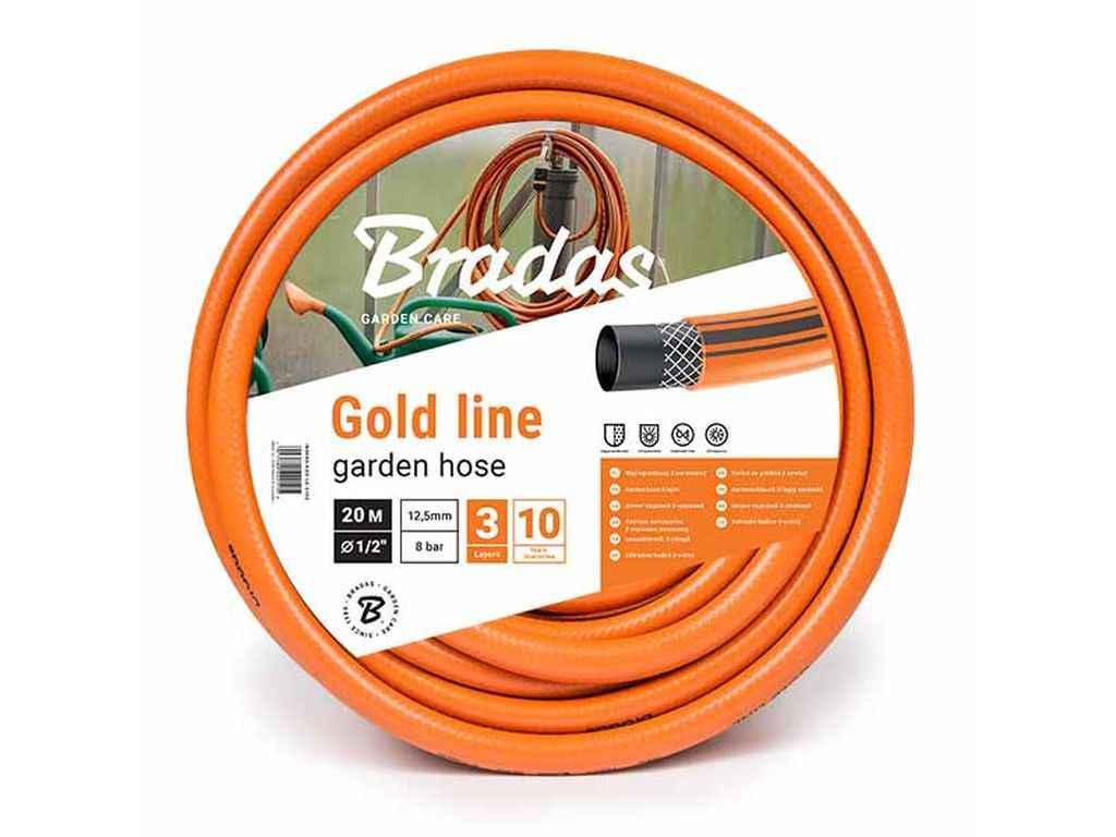 Шланг для полива Bradas 1/2" GOLD LINE WGL 1/220 ПВХ 20 м (1054493)