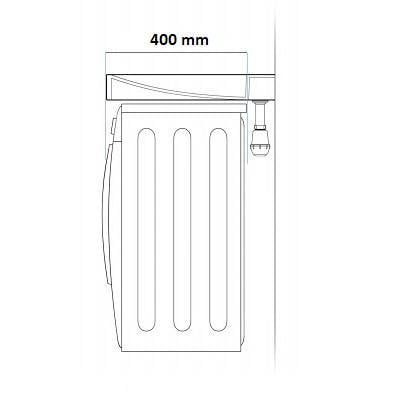 Умивальник на пральну машину акриловий Redokss San DEYMOS 60х50 см - фото 7
