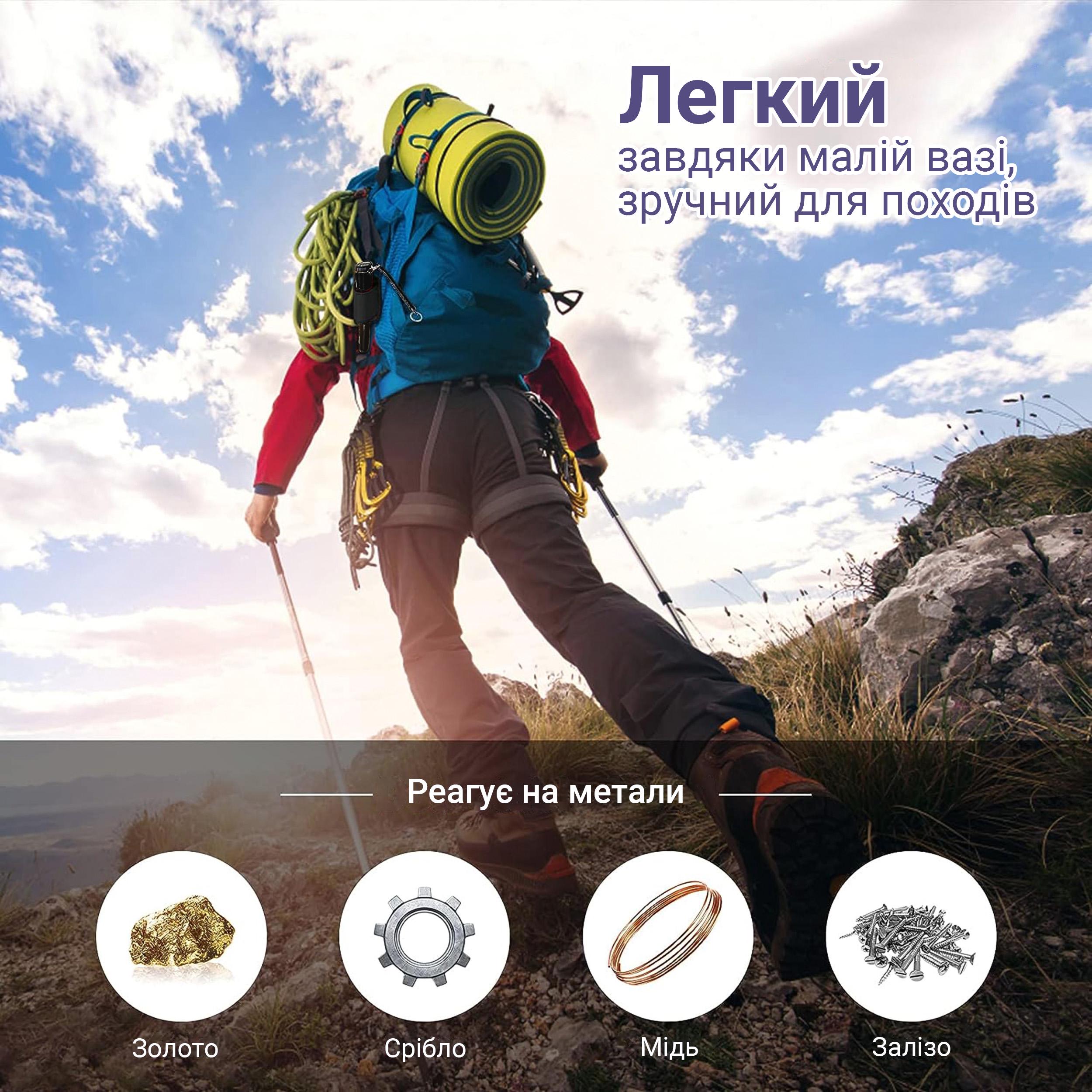 Металлоискатель-пинпоинтер портативный Kayfovo ML-11 с кобурой Черный (28839) - фото 5 Металлоискатель-пинпоинтер портативный Kayfovo ML-11 с кобурой Черный (28839) - фото 5