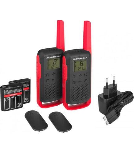 Рации Motorola TALKABOUT T62 RED TWIN PACK & CHGR WE (13067)