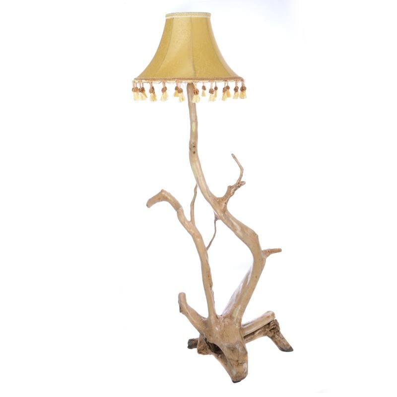 Торшер з дерева з абажуром Brille FLT-40