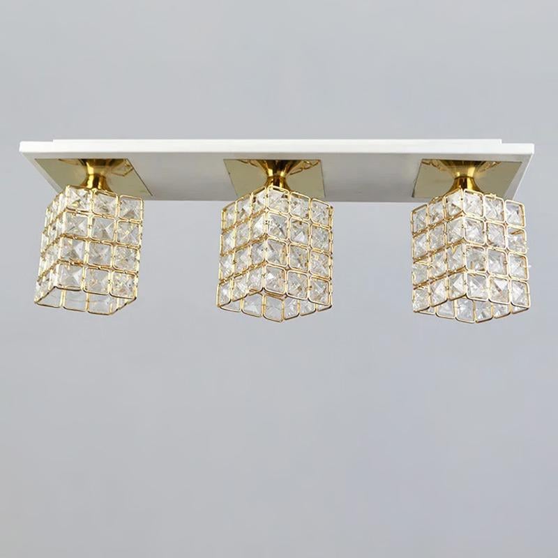 Люстра потолочная Light House NM-N14701/3 FGD на три лампы Золото