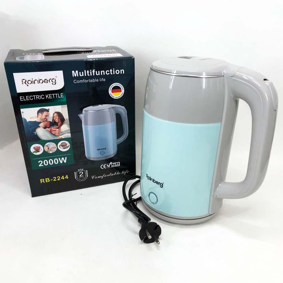Електрочайник Rainberg RB-2244 2000 Вт 2 л Блакитний (322868) - фото 7 Електрочайник Rainberg RB-2244 2000 Вт 2 л Блакитний (322868) - фото 7