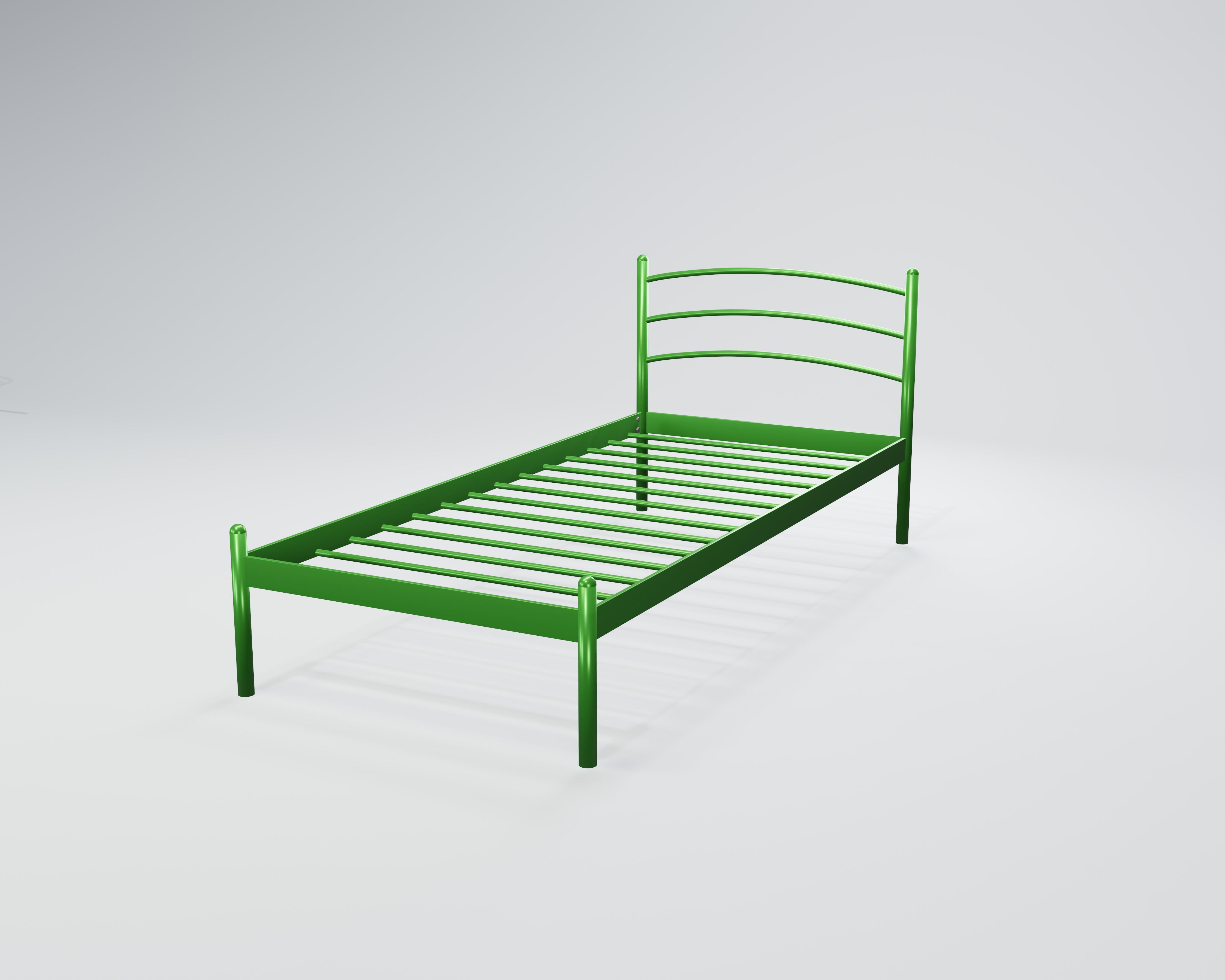 Кровать металлическая Маранта Мини 90x200 см Зеленый