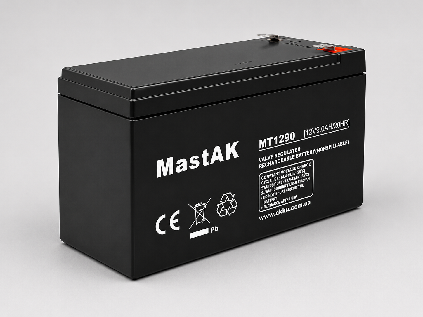 Аккумулятор MastAK MT1290 12V 9 Ah (185158)