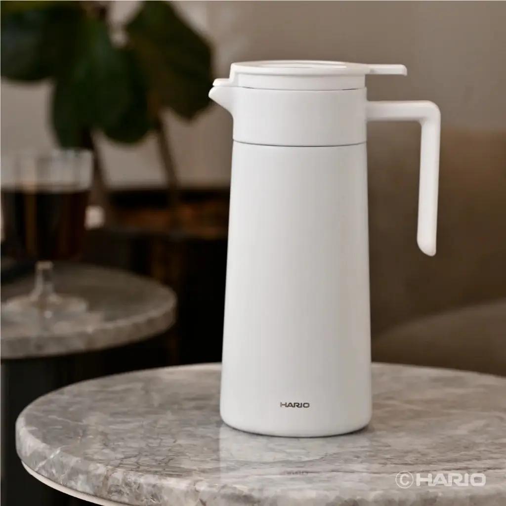 Термо-сервер для профессиональной заварки кофе Hario 600 мл Белый (CHP-600-W) - фото 3