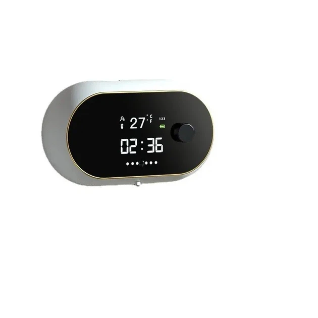 Дозатор для мыла сенсорный настенный NaiZhiya Soap MYX-W2 с LED-часами бесконтактный White