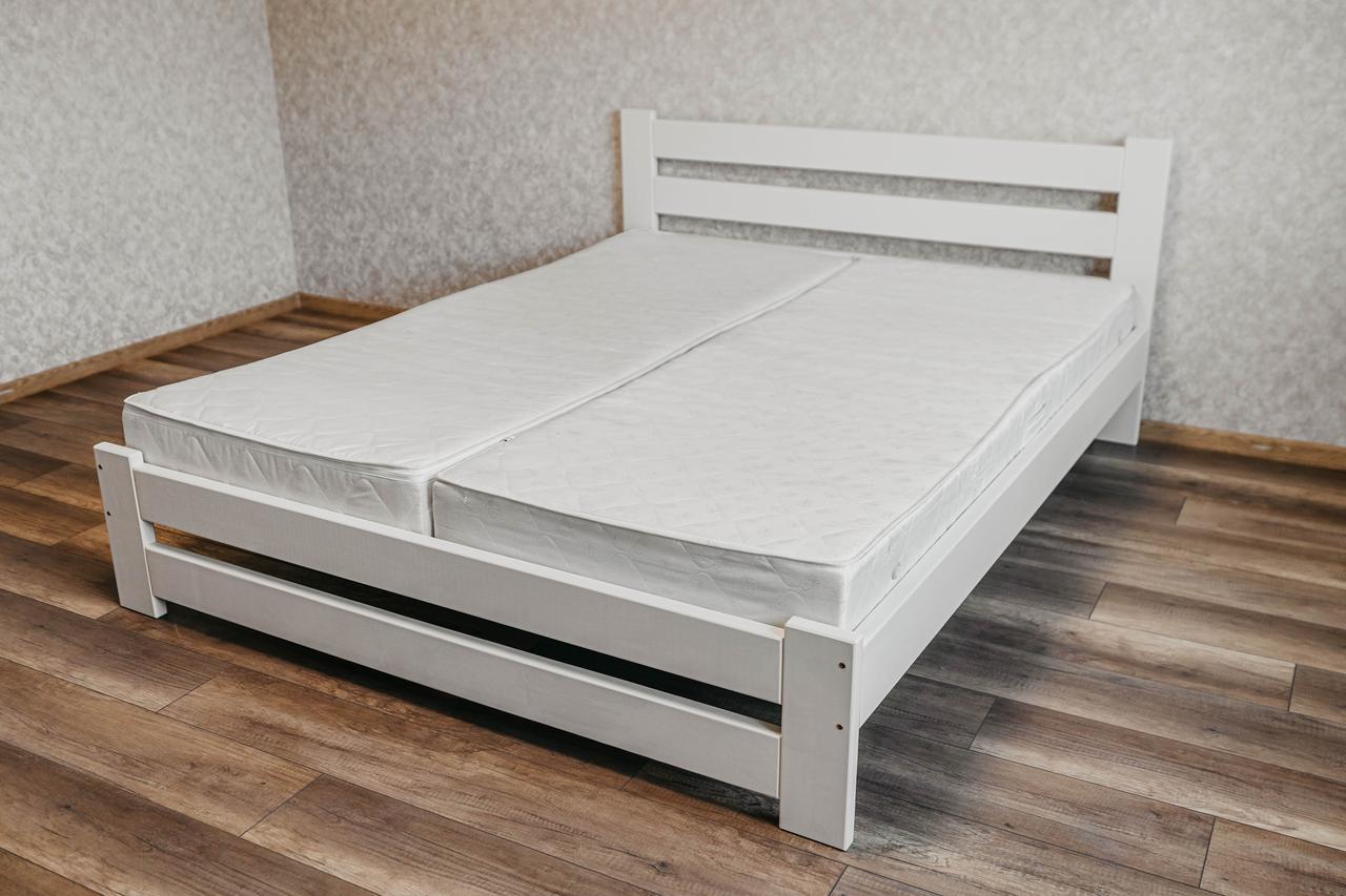 Кровать двуспальная из массива сосны 120x200 см Слоновая кость (1868806380) - фото 2 Кровать двуспальная из массива сосны 120x200 см Слоновая кость (1868806380) - фото 2