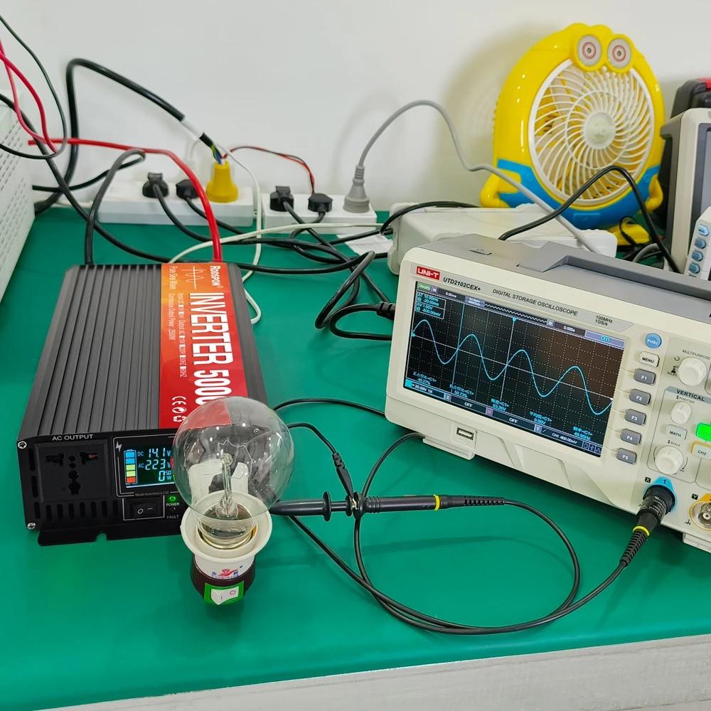Інвертор перетворювач напруги 24 в 220В 5000 Вт чиста синусоїда - фото 9 Інвертор перетворювач напруги 24 в 220В 5000 Вт чиста синусоїда - фото 9