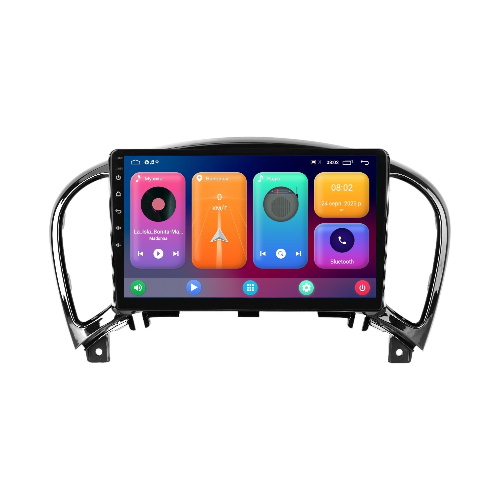 Штатная магнитола CYCLONE C9-003 3+32Gb DSP CARPLAY Nissan Juke 2010-2014