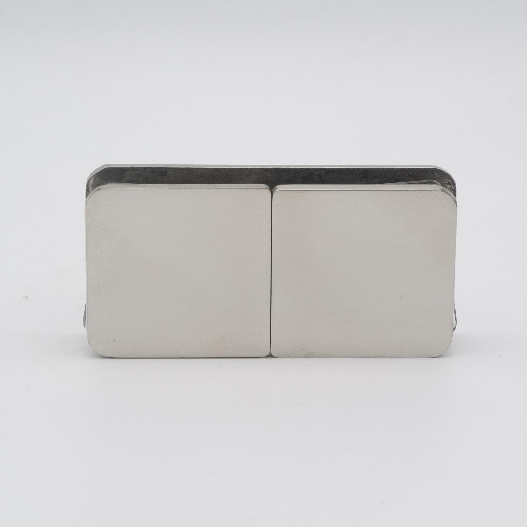 Стеклодержатель стекло/стекло 180 градусов полированная нержавеющая сталь