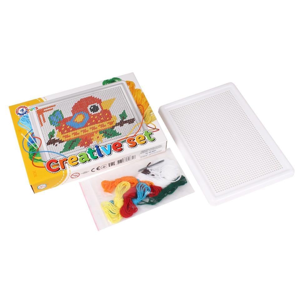 Набір для дитячої творчості ТехноК Вишиваночка Пташка (6313TXK) Набір для дитячої творчості ТехноК Вишиваночка Пташка (6313TXK)