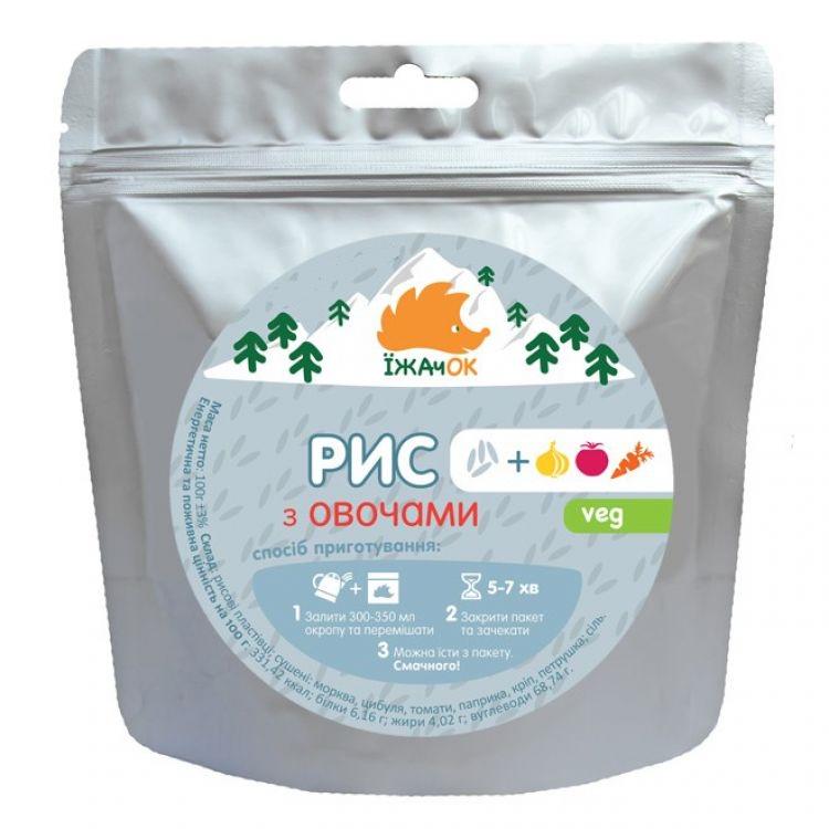 Сушеные продукты Їжачок Рис с овощами