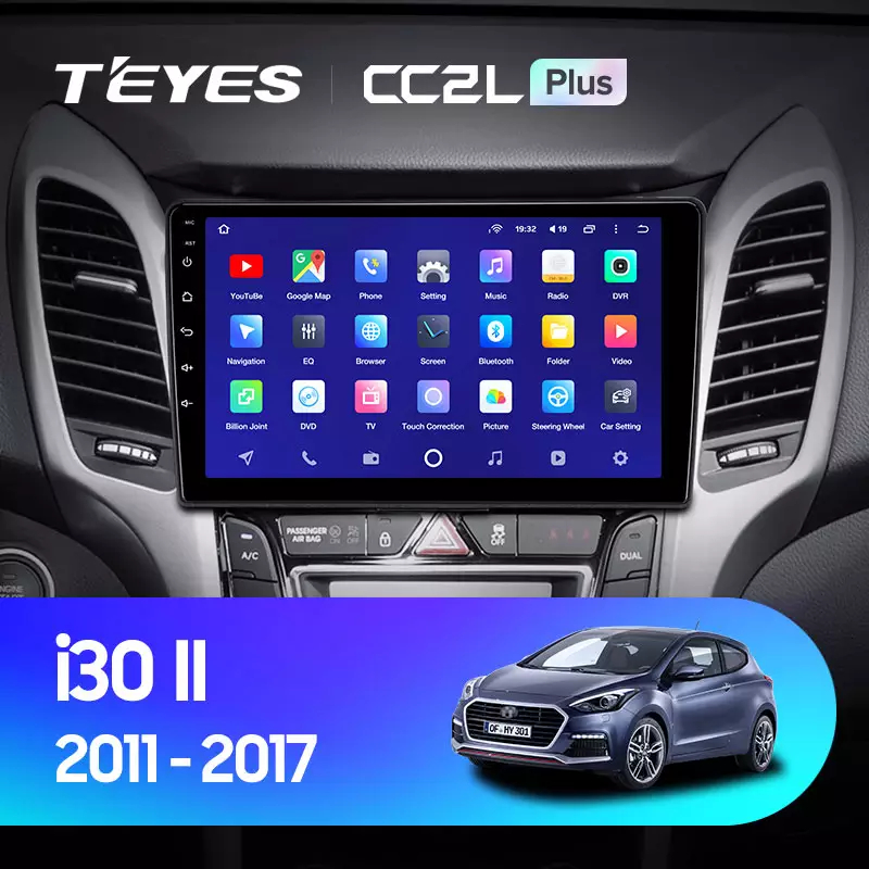 Автомагнитола штатная Teyes для Hyundai i30 II  2011-2017 Android (1682502286) - фото 3