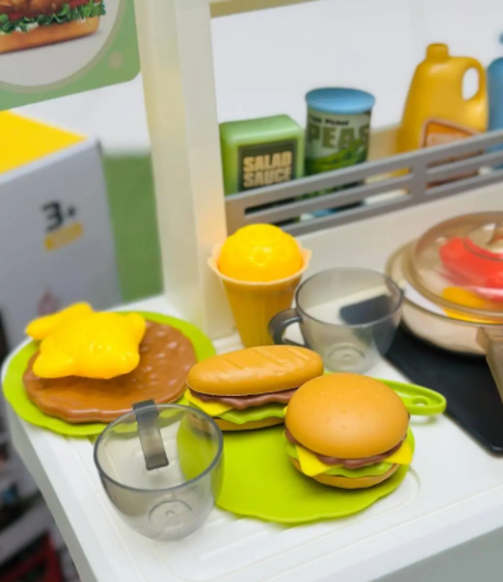 Детская кухня Limo Toy 918 А-В со светом/звуком/паром/водой 65 предметов Зеленый (2656499053) - фото 3 Детская кухня Limo Toy 918 А-В со светом/звуком/паром/водой 65 предметов Зеленый (2656499053) - фото 3