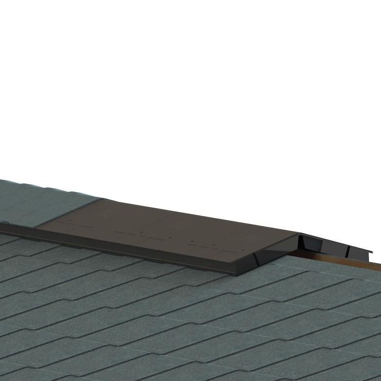 Коньковий аератор AIRIDGE FELT-Vilpe для бітумної черепиці 0,58 м.п. 9005 Чорний - фото 4 Коньковий аератор AIRIDGE FELT-Vilpe для бітумної черепиці 0,58 м.п. 9005 Чорний - фото 4