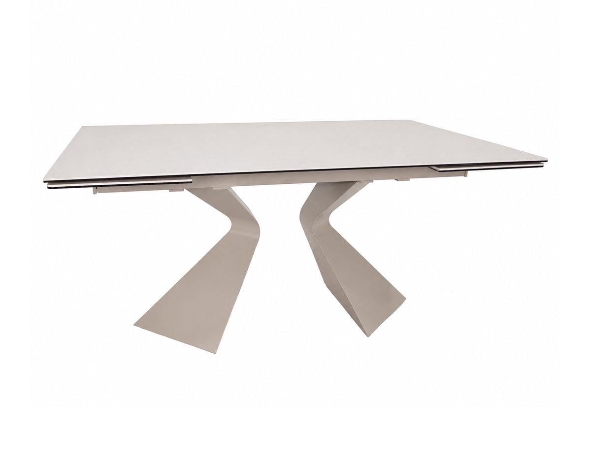 Стол обеденный Intarsio LAURA CERAMIC 160/240х90 см Бежевый мат/Бежевый