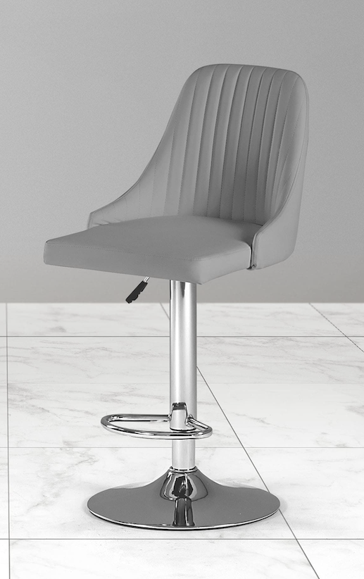Барное кресло хокер со спинкой Fregat Amsterdam Серый (2730786044)