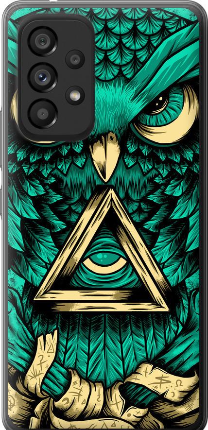 Чохол на Samsung Galaxy A53 A536E Сова Арт-тату (3971u-2585-42517)