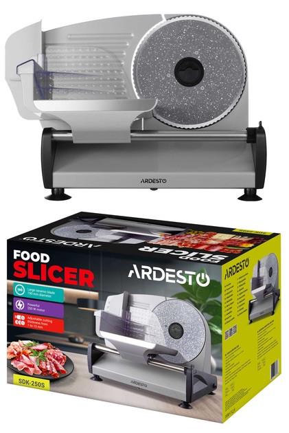 Слайсер электрический Ardesto 250 Вт/190 мм Серо-черный (SDK-250S) - фото 9