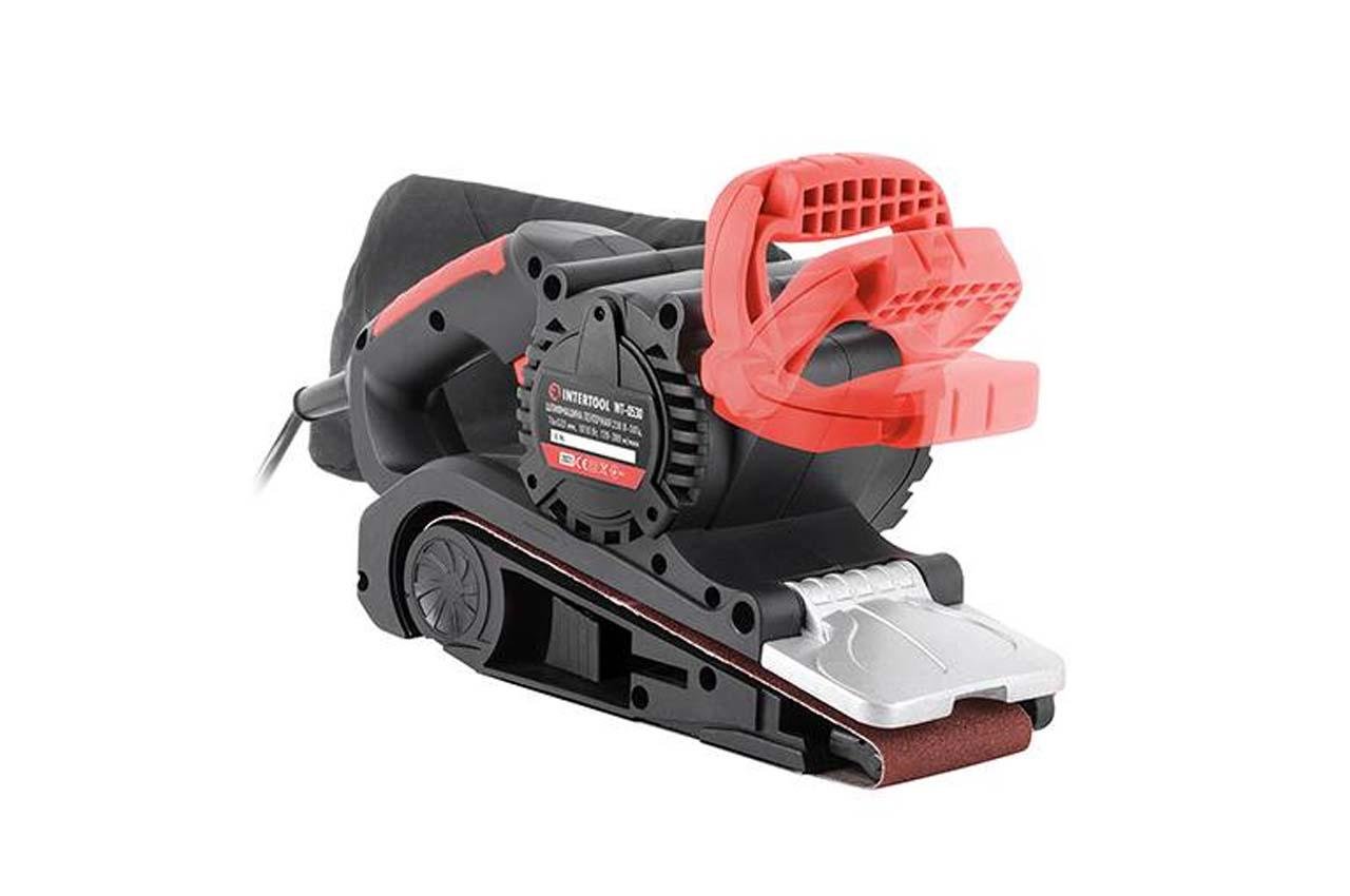 Шлифмашина стрічкова Intertool WT-0530 1010 Вт 120-380 м/хв 76х533 мм (WT-0530) - фото 2