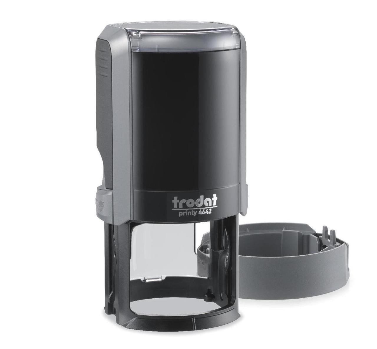 Оснащення для круглої печатки Trodat Printy 4642 d 42 мм з ковпачком Сірий (4642 Сірий)