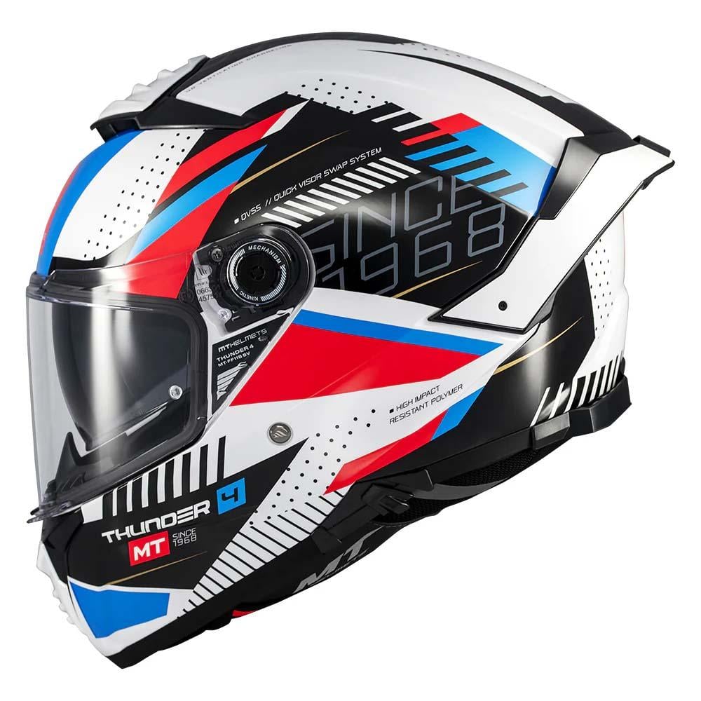 Мотошлем MT HELMETS Thunder 4 SV LUMINENCE A7 XL Gloss (46620)