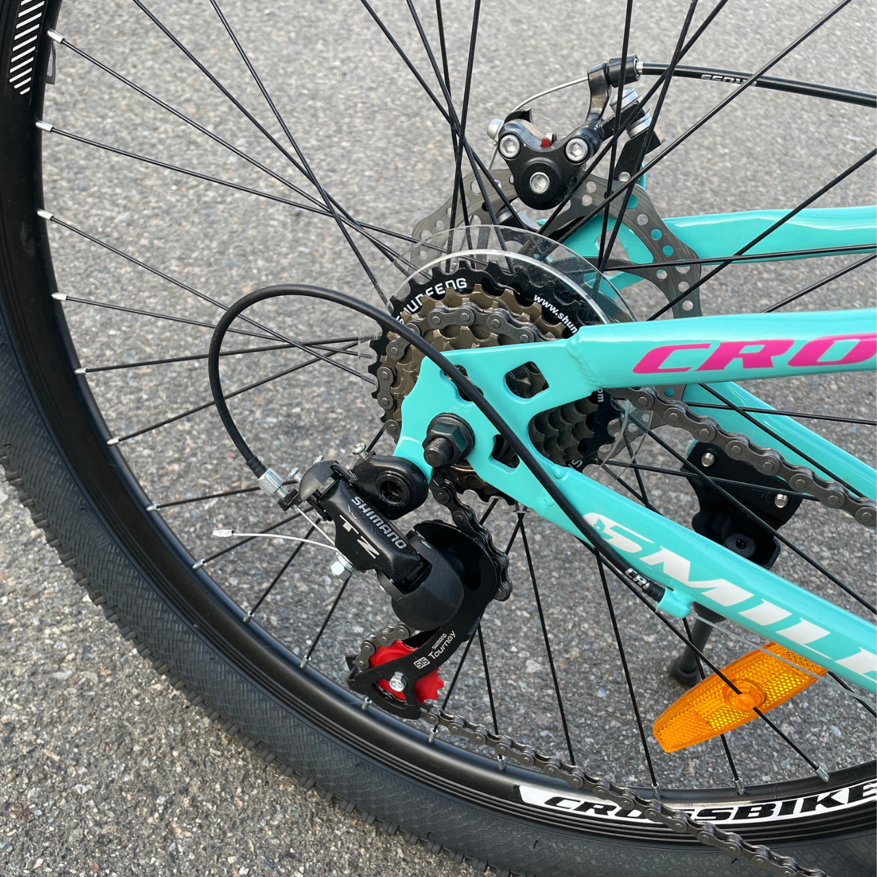 Велосипед Сross Smile 26" 13" Блакитний/Рожевий (3f015682) - фото 4