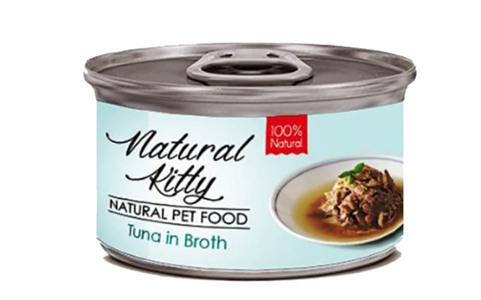 Корм для котів вологий Natural Kitty Broth Series Tuna in Broth Тунець у бульйоні 80 г (24363499)
