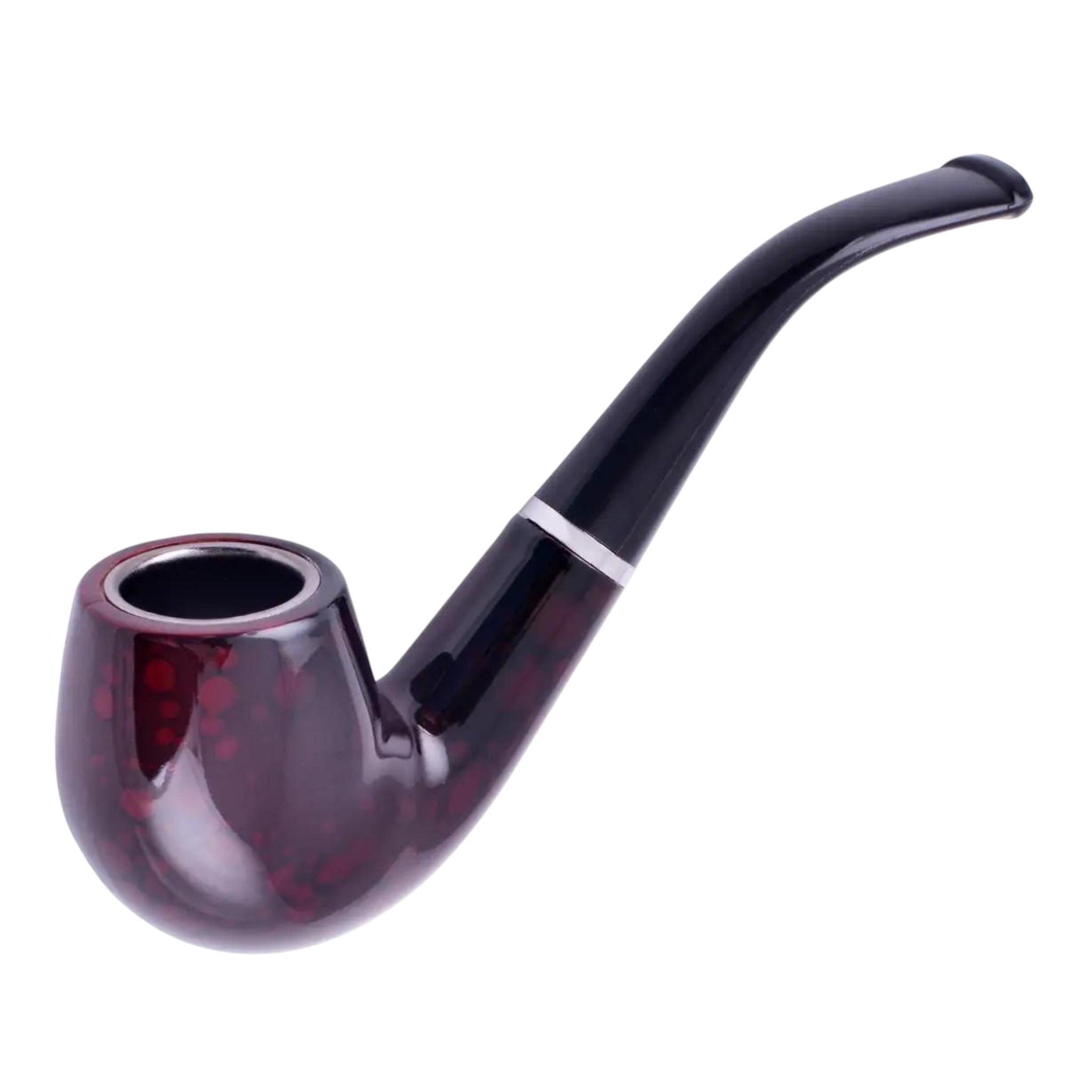 Трубка для курения Boxin Burgundy пластиковая Wish (L_HL213)