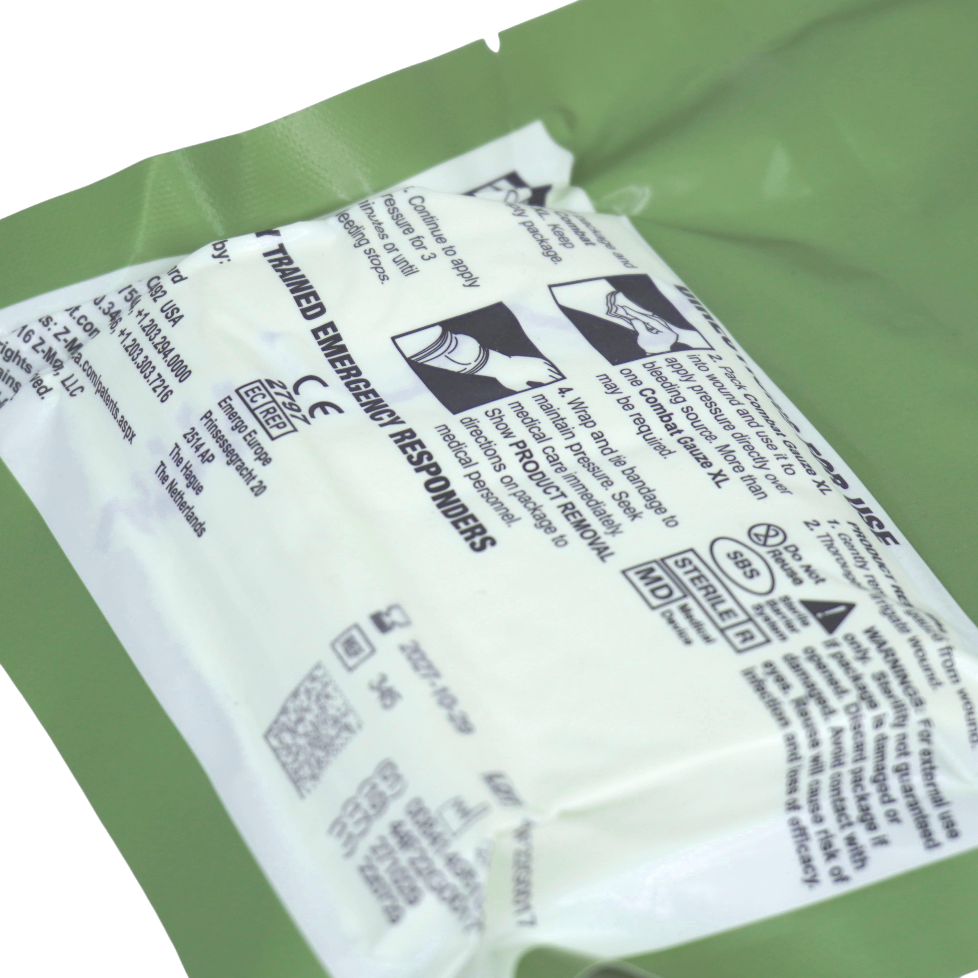 Бинт гемостатичний QuikClot Combat Gauze XL (021526) - фото 4 Бинт гемостатичний QuikClot Combat Gauze XL (021526) - фото 4