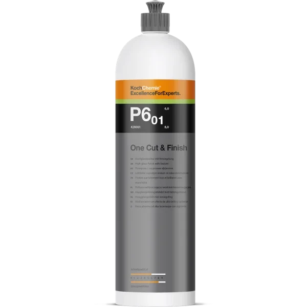 Полироль одношаговая One Cut&Finish P6.02 KochChemie 1 л Полироль одношаговая One Cut&Finish P6.02 KochChemie 1 л