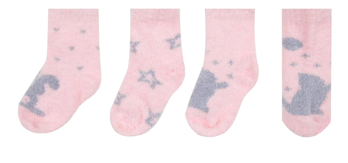 Носки детские хлопковые демисезонные для девочек Gabbi NSD-285 Травка р. 12-14 6 пар (90285)