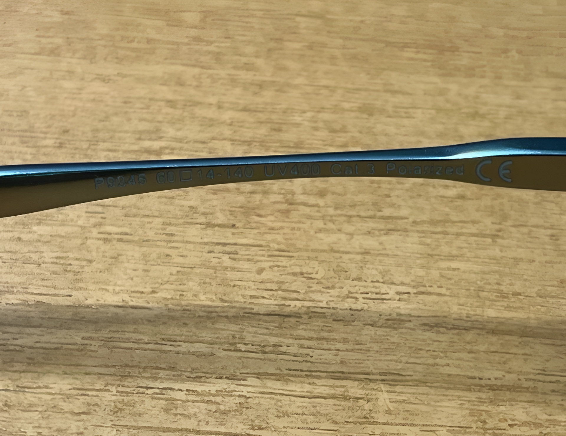 Сонцезахисні окуляри чоловічі Polaroid поляризаційні антиблікові квадратні Чорний матовий/Сіро-зелений (9e1f34a0) - фото 5