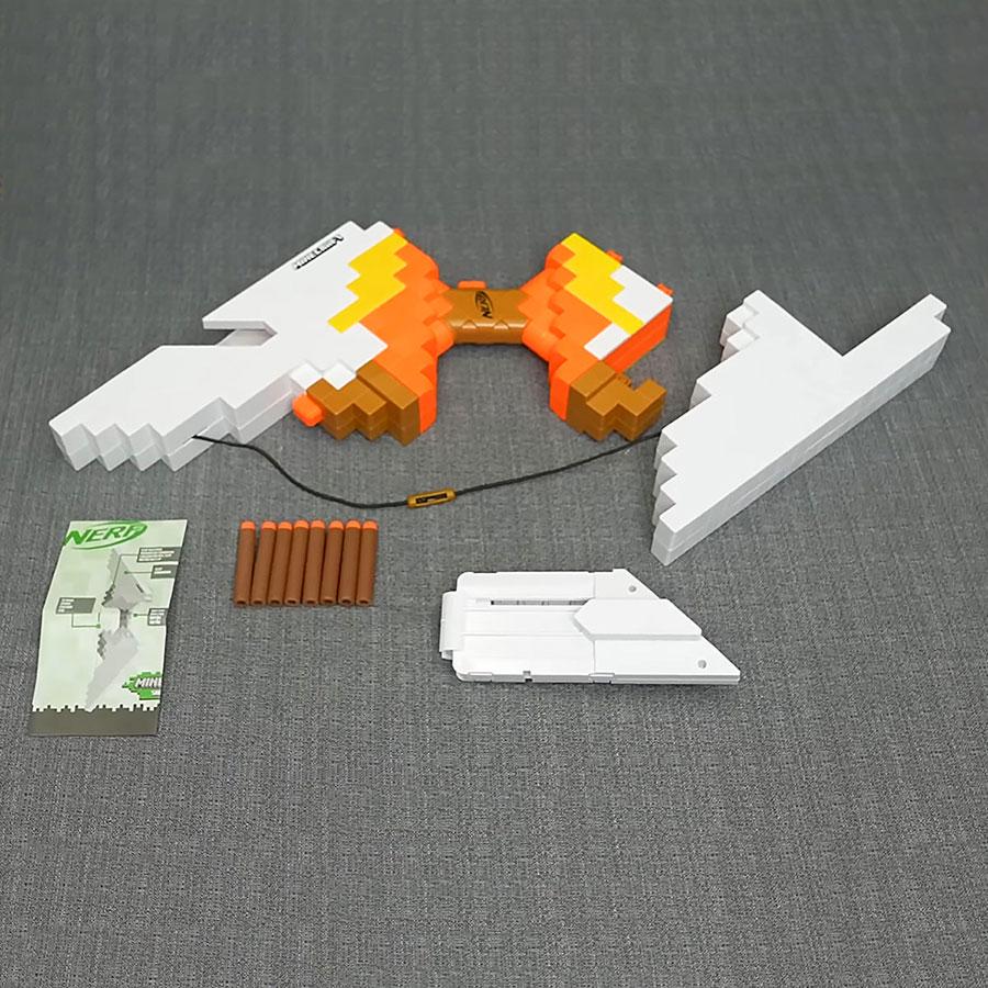 Бластер Nerf Minecraft Sabrewing (F4733) - фото 4 Бластер Nerf Minecraft Sabrewing (F4733) - фото 4
