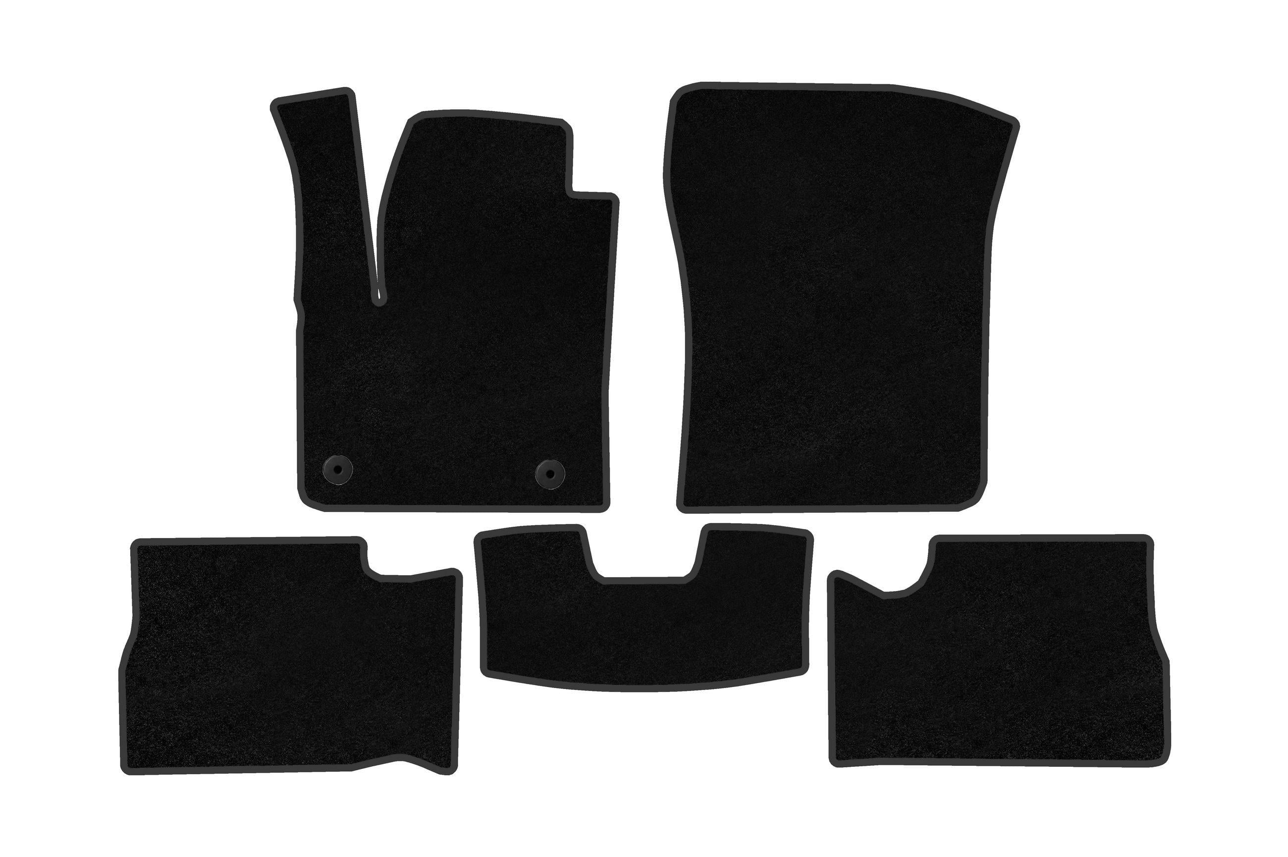 Коврики автомобильные Digital Designs Deluxe для Opel Mokka 2021- гг. ткань Черный (185115)